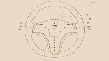 Tesla, nuovo brevetto per un volante sensibile al tatto